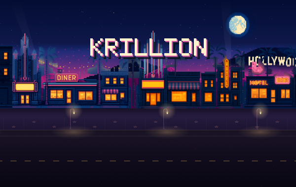 Krillion Movies game interface showing the movie dive prompt screen