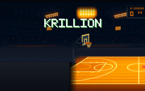 Krillion Sports game interface showing the sports dive prompt screen